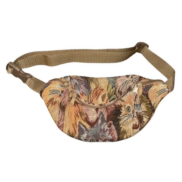 Vintage Cats Tapestry Fanny Pack - Picture 1 of 2